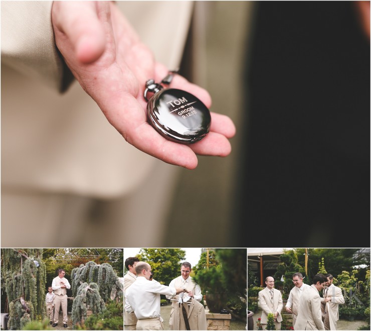 High-hand nursery wedding