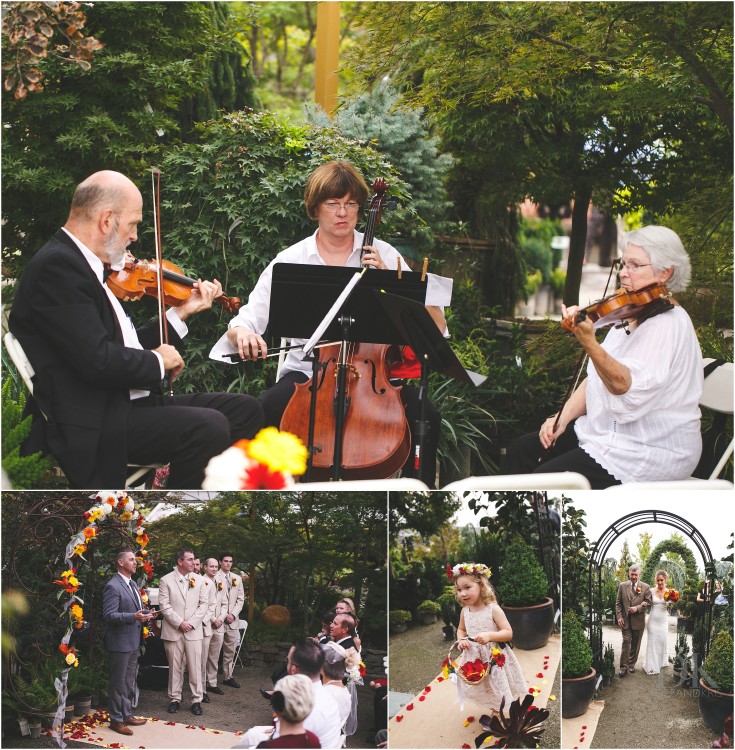 High-hand nursery wedding