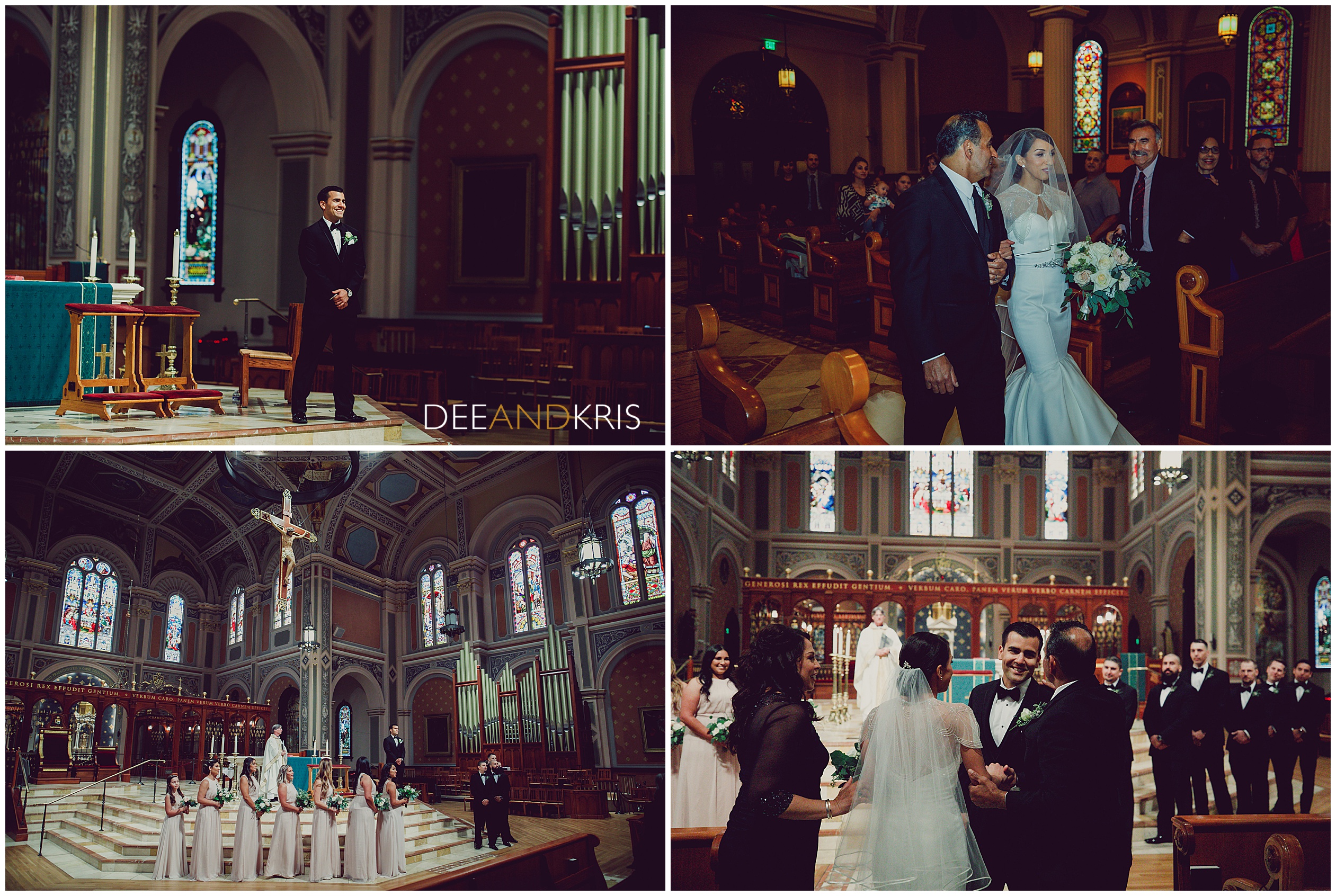 Wedding Ceremony at Cathedral of the Blessed Sacrament
