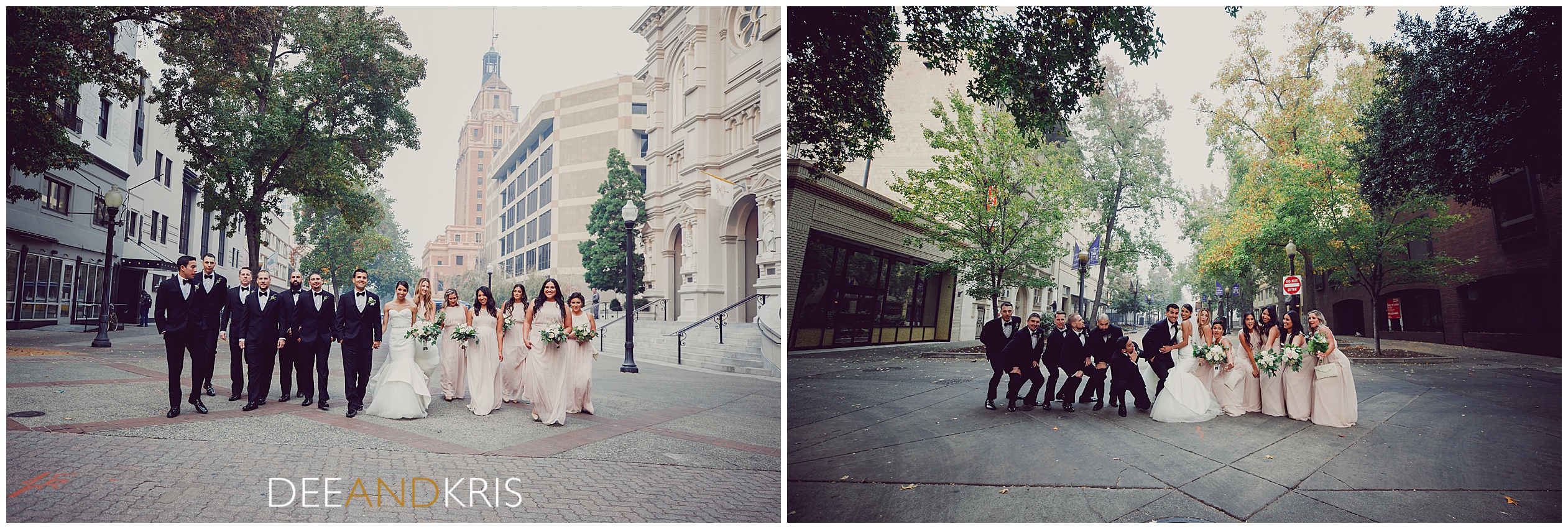 Downtown sacramento wedding photography, The Citizen Hotel Reception, Bridal Party