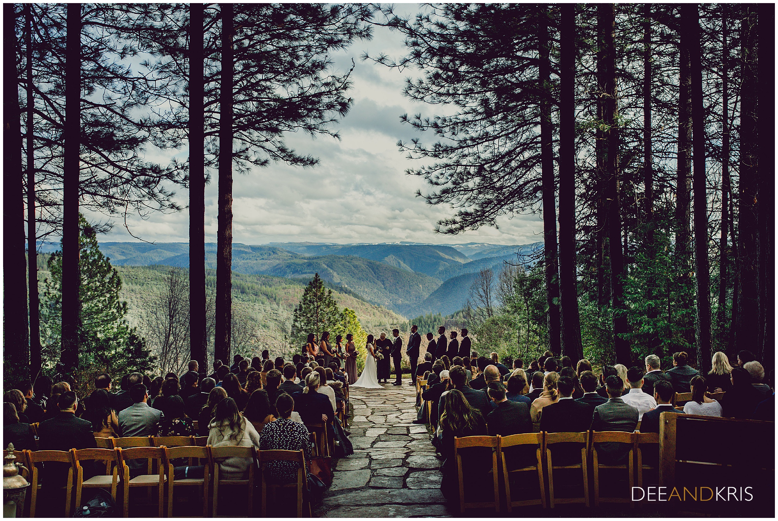 Tahoe Wedding photographers, Forest House Lodge, Forest House lodge wedding ceremony, dee and kris photography, Dee & Kris,