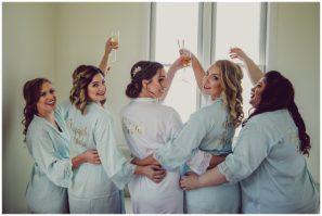 bridesmaid getting ready outfits