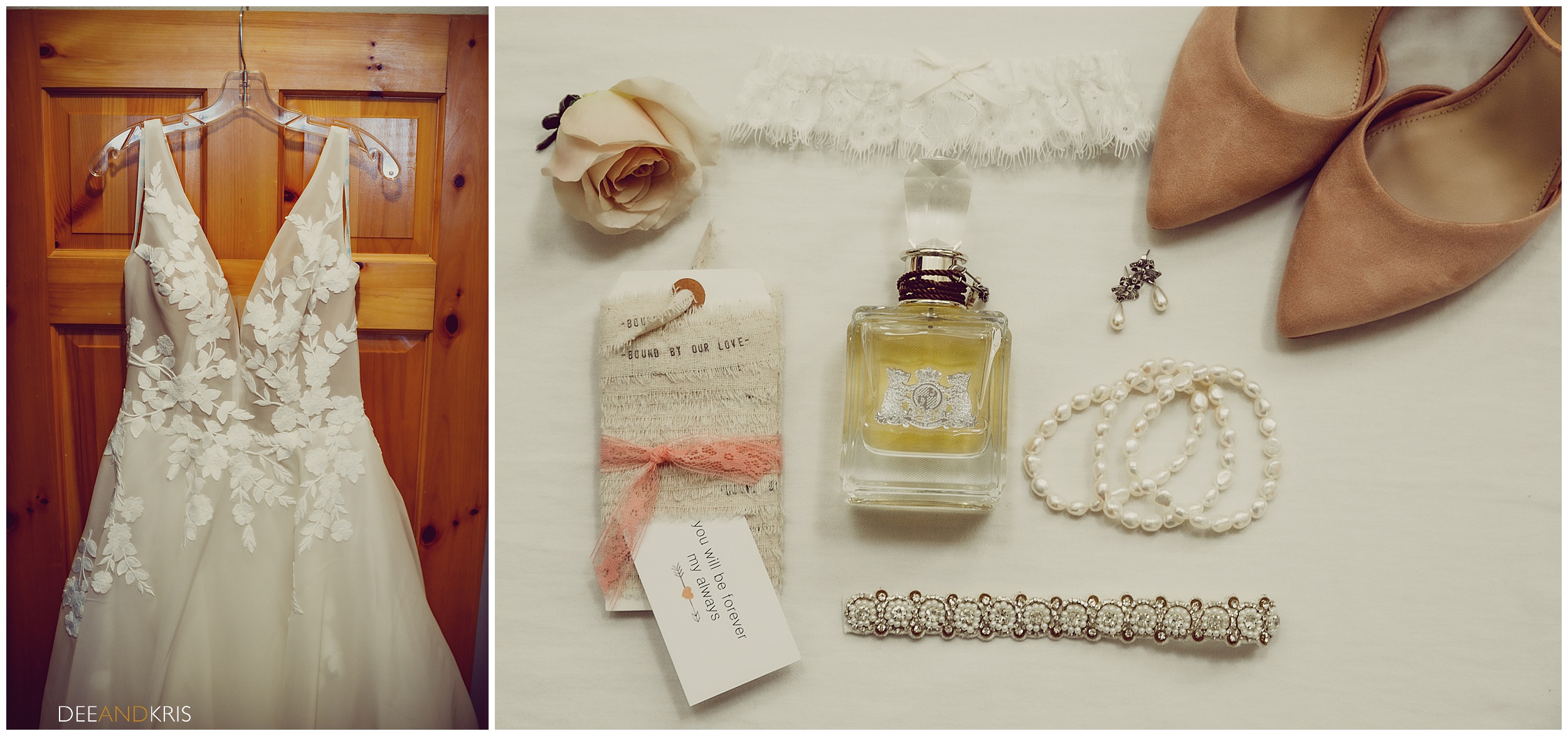Bridal Flat lay by Tahoe photographer Dee and Kris photography
