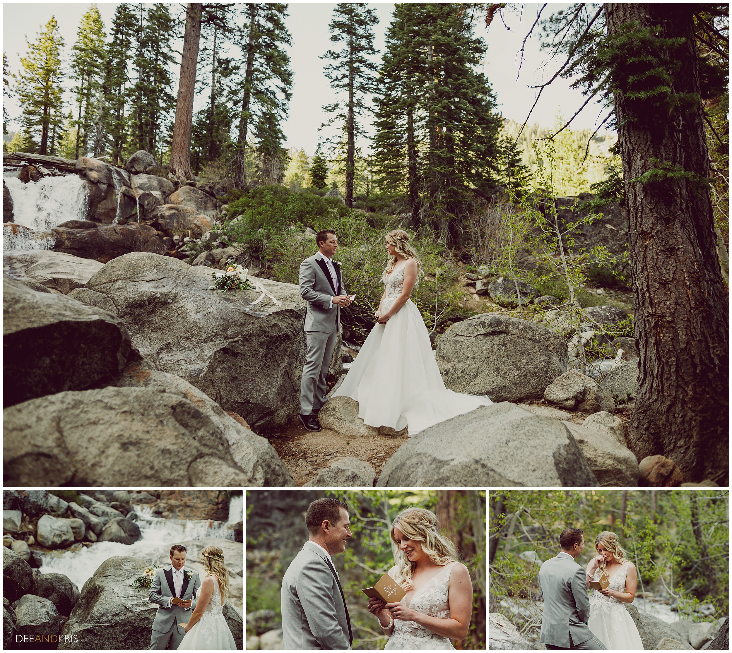 Elopement at Shirley Canyon, hiking trails in Lake Tahoe, Unique places to elope in Northern California