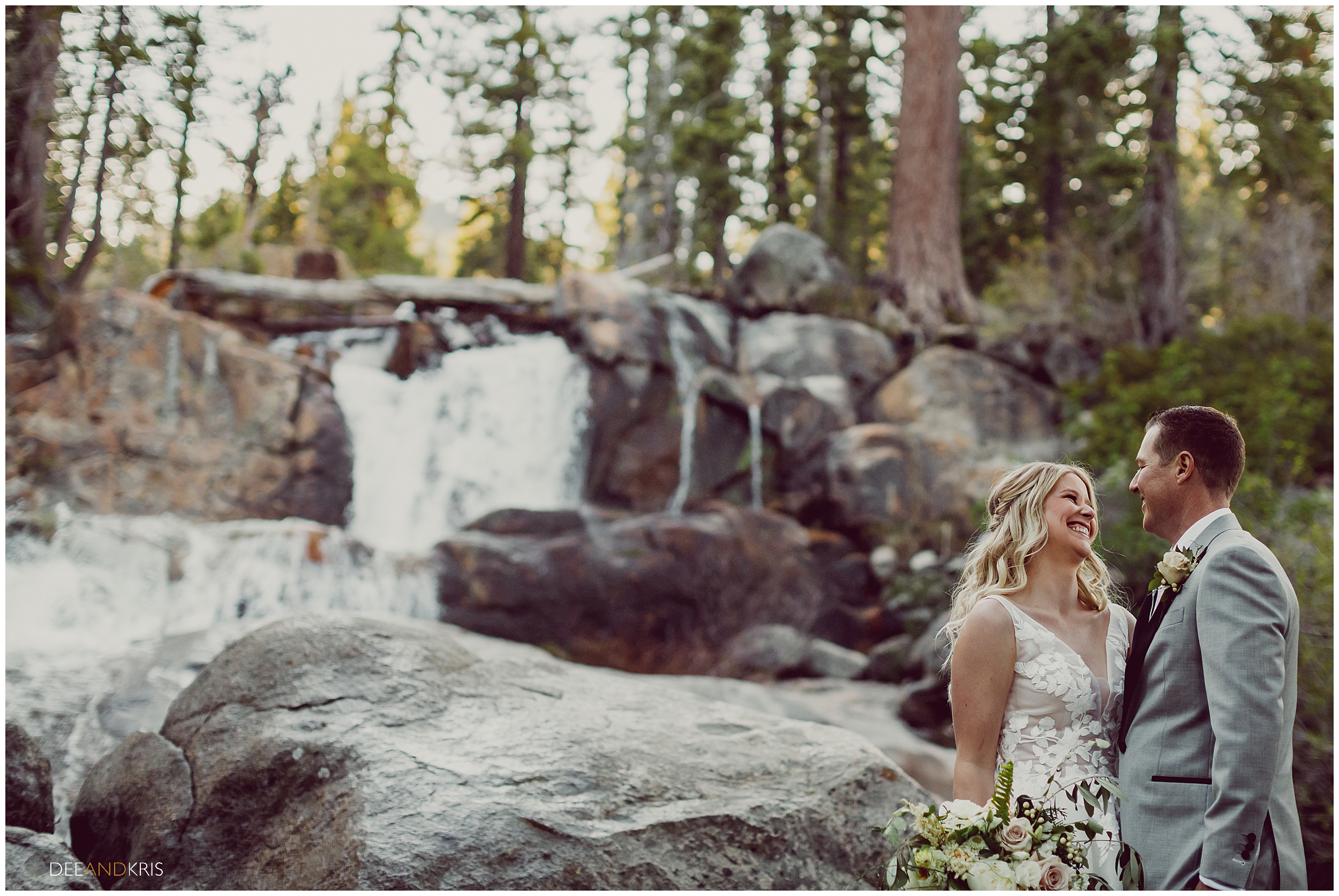 Elopement at Shirley Canyon, hiking trails in Lake Tahoe, Unique places to elope in Northern California, signing the marriage license 