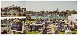 Three images of Scott's Seafood On The River Wedding Venue
